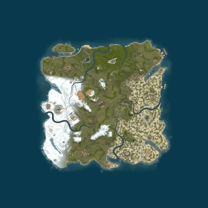 Map of RUST Server
