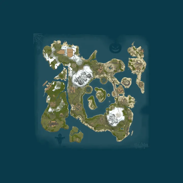 Map of BattleGrounds10x No BPS/Custom BuildSites/TelePort/Auto Door