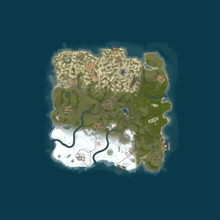 Map of Brasa.gg - BR Vanilla Solo/Duo/Trio