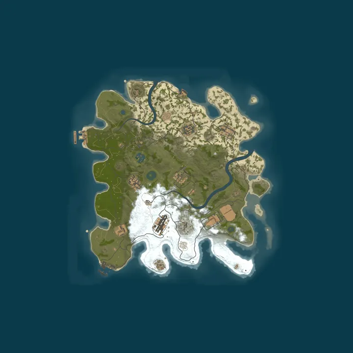 Map of [EU] Rust-France - SOLO/DUO | FULLWIPED 27/10 27.10