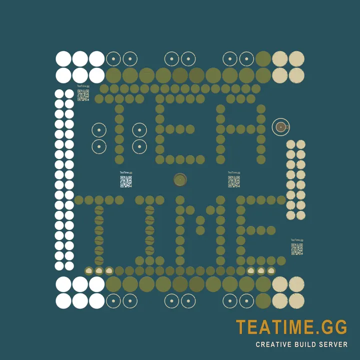 Map of ♨ TEATIME 建築|建筑|PvE|レイド検証|初心者歓迎