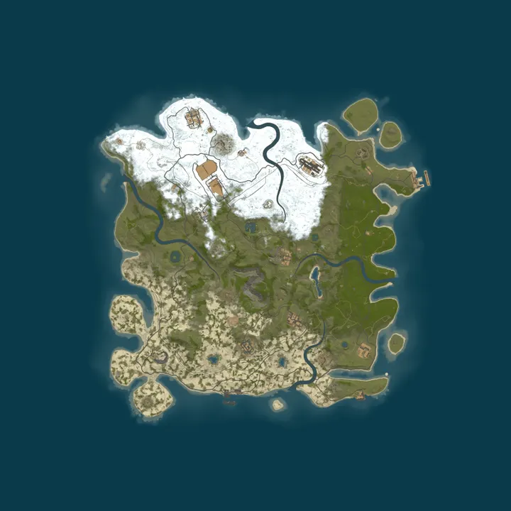 Map of CINDERLINE | BR | KOTH | TRIO