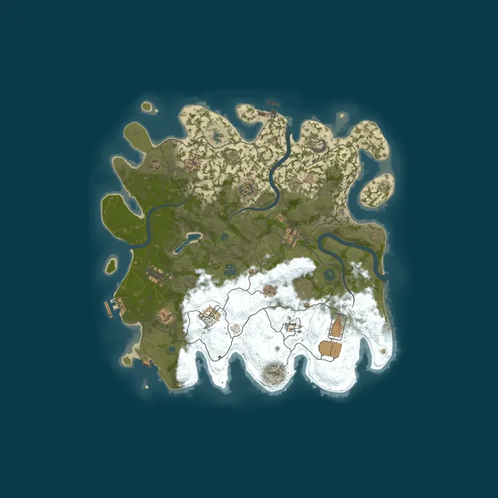 Map of Rust | Crucible | Vanilla+ | Zombies | PVE Focus | Opt-In PVP |
