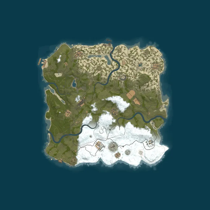 Map of EU RENEGADE 2x Monthly | Solo Duo | 50% Upkeep | No BP Wipe |