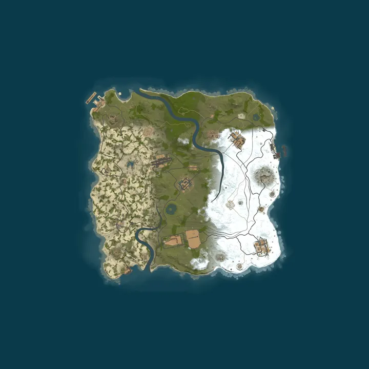 Map of RustHaven.eu [CZ/EU] | MAX 6 | FRIDAYS | VANILLA | WIPED 16.10