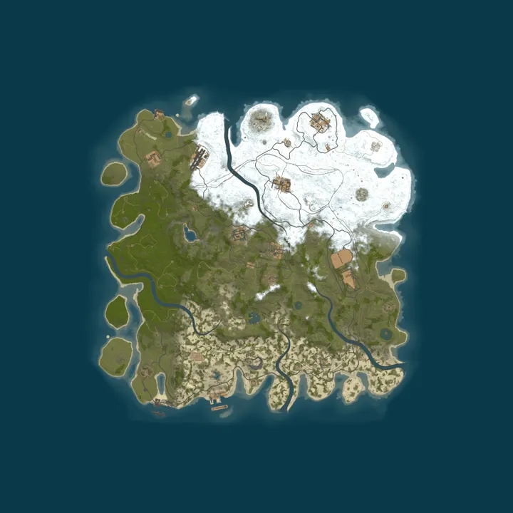 Map of 404 RUST SOLO/DUO | СР | ДЛЯ НОВИЧКОВ %DAY%.%MONTH