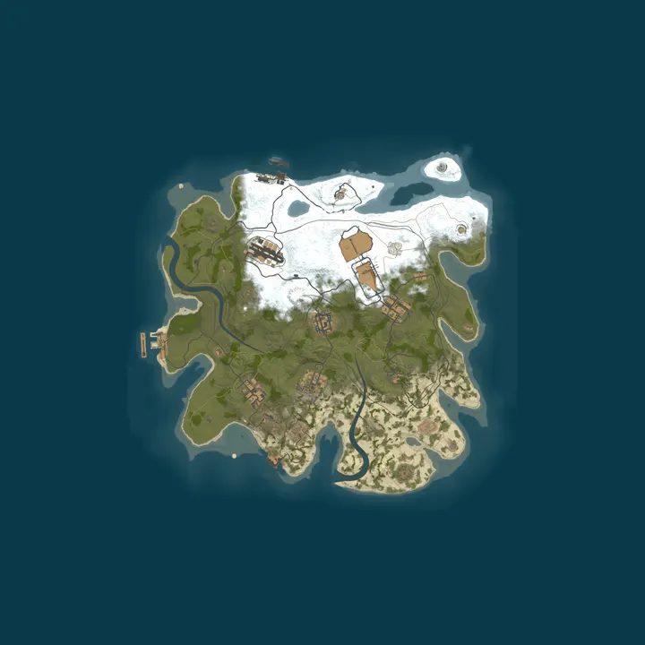 Map of AceRust.com 3x Solo/Duo/Trio|LootX3| JUST FULLWIPED