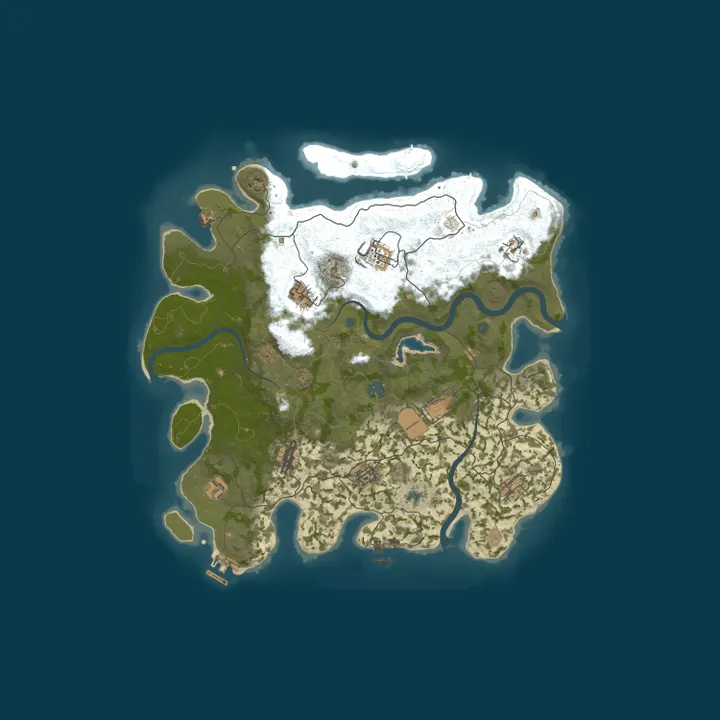 Map of PickleRust 2x Solo/Duo/Trio/Quad Just Wiped 06/10
