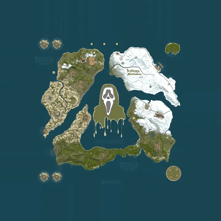 Map of RUSTALIA [LATAM] PVE | Wiped: 12d 3h