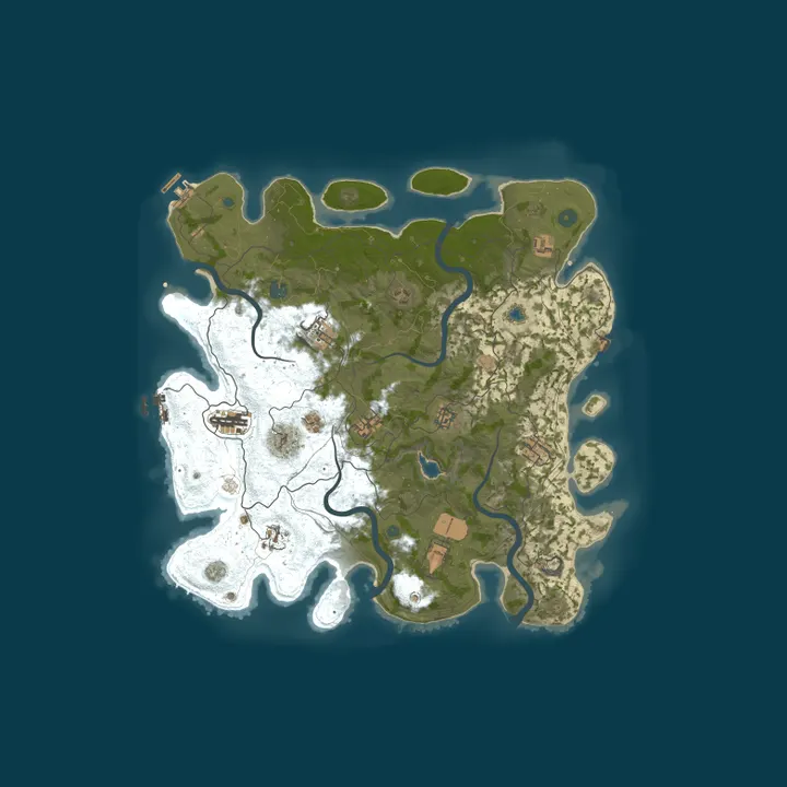 Map of Fins test server