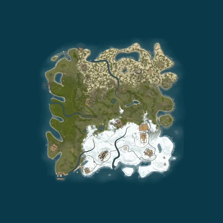 Map of A Rust Server