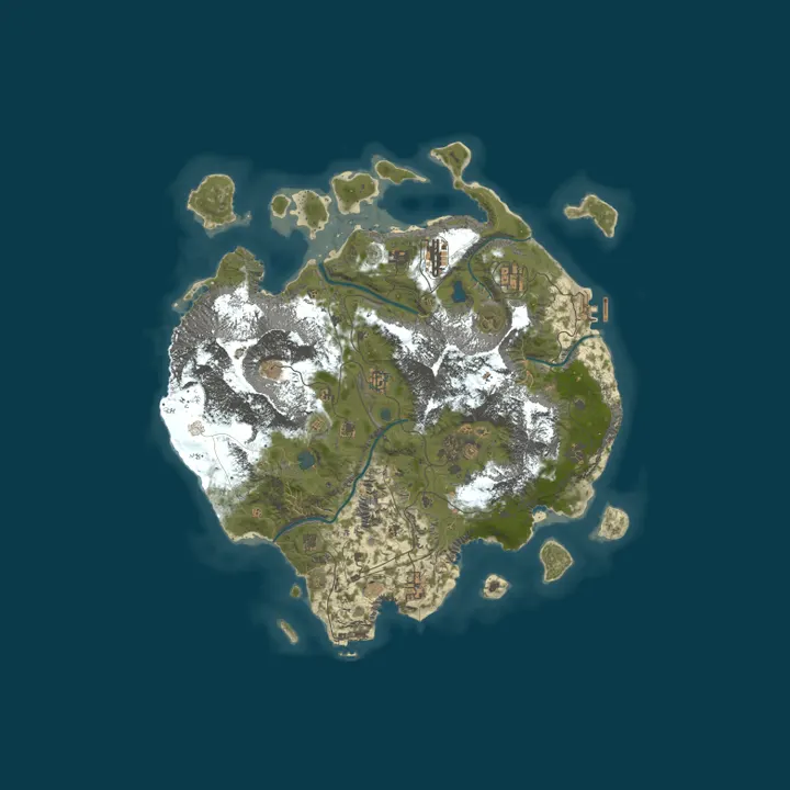 Map of Kapco411 Dystopia 2525|PVE|25X|Jetpacks|Space|Events
