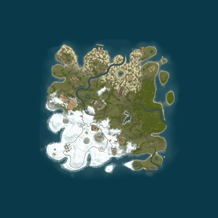 Map of The Old Man Server (5X Weekly)