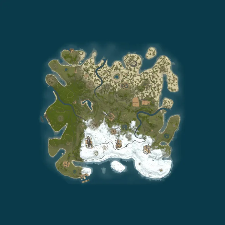 Map of A Rust Server