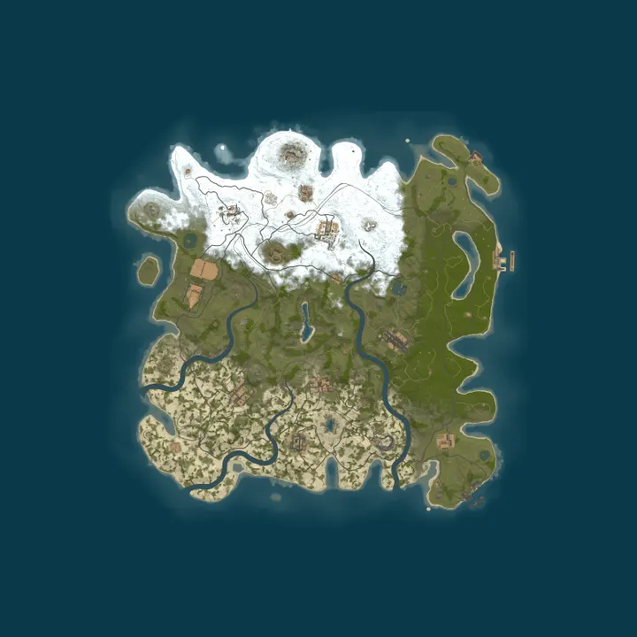 Map of FAR: Serene PvE [EU Biweekly]