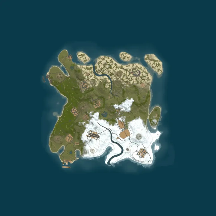 Map of TheLastOfRust Doomsday | 2x | Solo/Duo/Trio | Zombies
