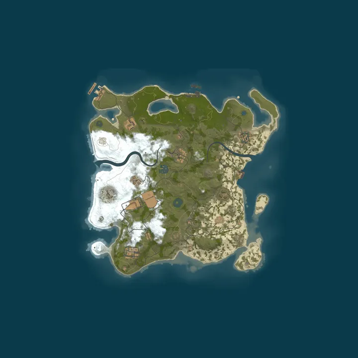 Map of My Rust Server - Test